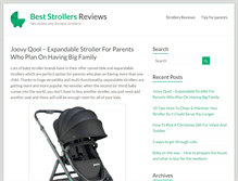 Tablet Screenshot of beststrollersreviews2014.com